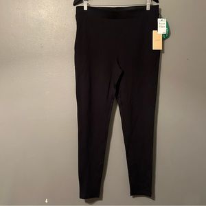 NWT Halogen Sz Large Black Women’s Pull-on Stretchy Full Length Work Pants!